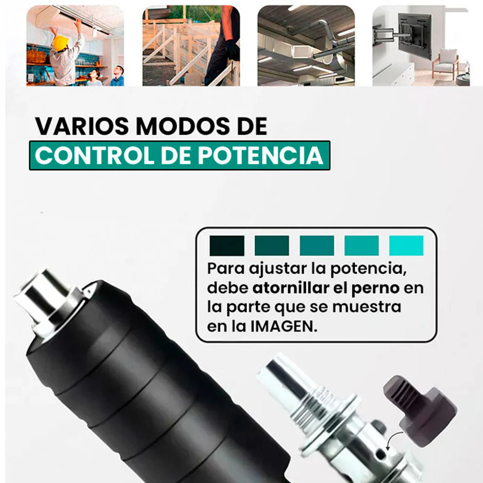 PISTOLA DE CLAVOS PORTÁTIL + 🔥 ¡20 CLAVOS GRATIS! 🔥