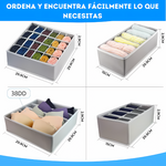 Luxe Harmony®️ Kit de 4 Organizadores de Ropa Interior Premium