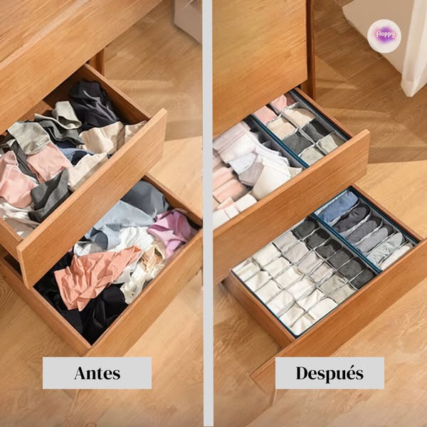 Luxe Harmony®️ Kit de 4 Organizadores de Ropa Interior Premium