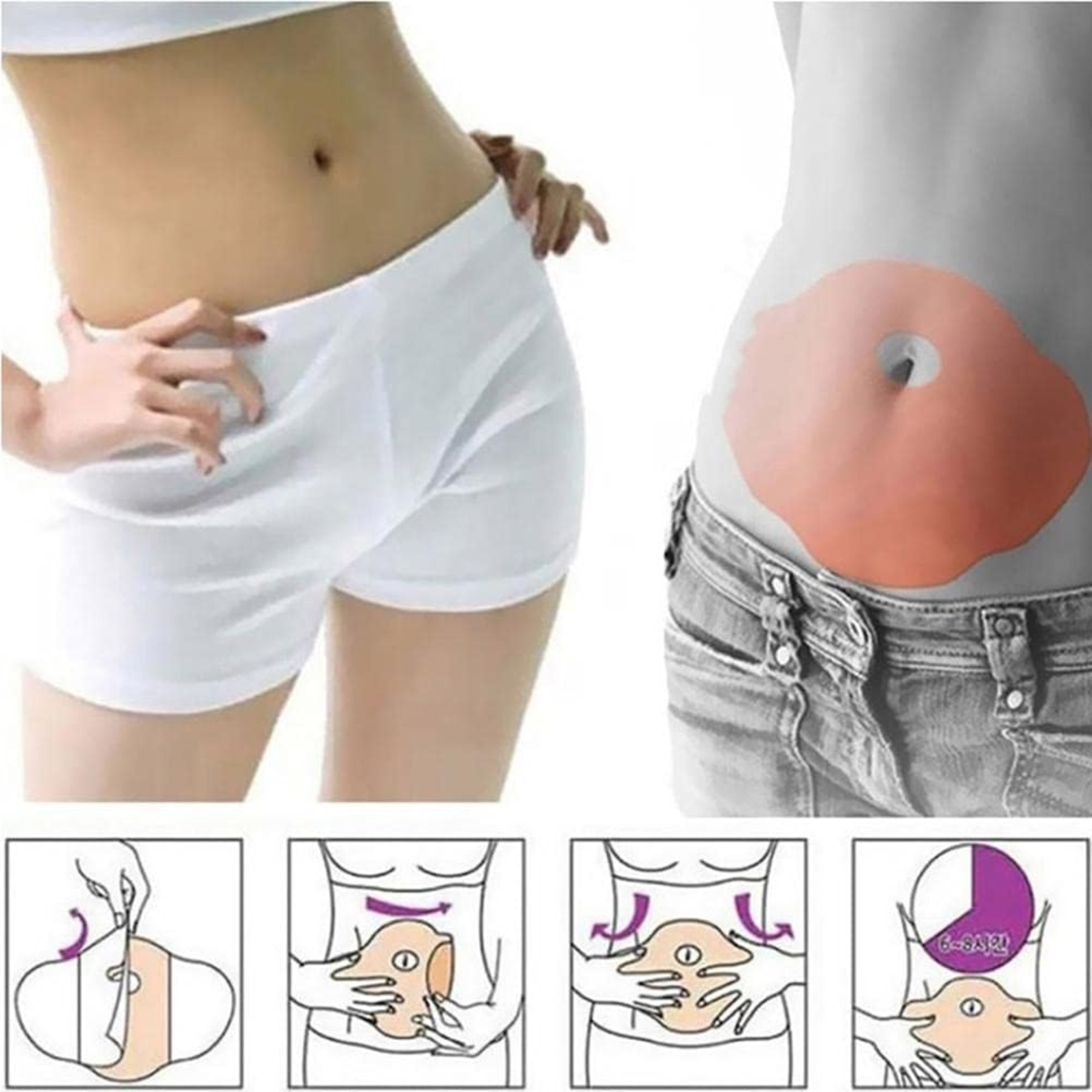 Parches Reductor Abdomen Adelgazante