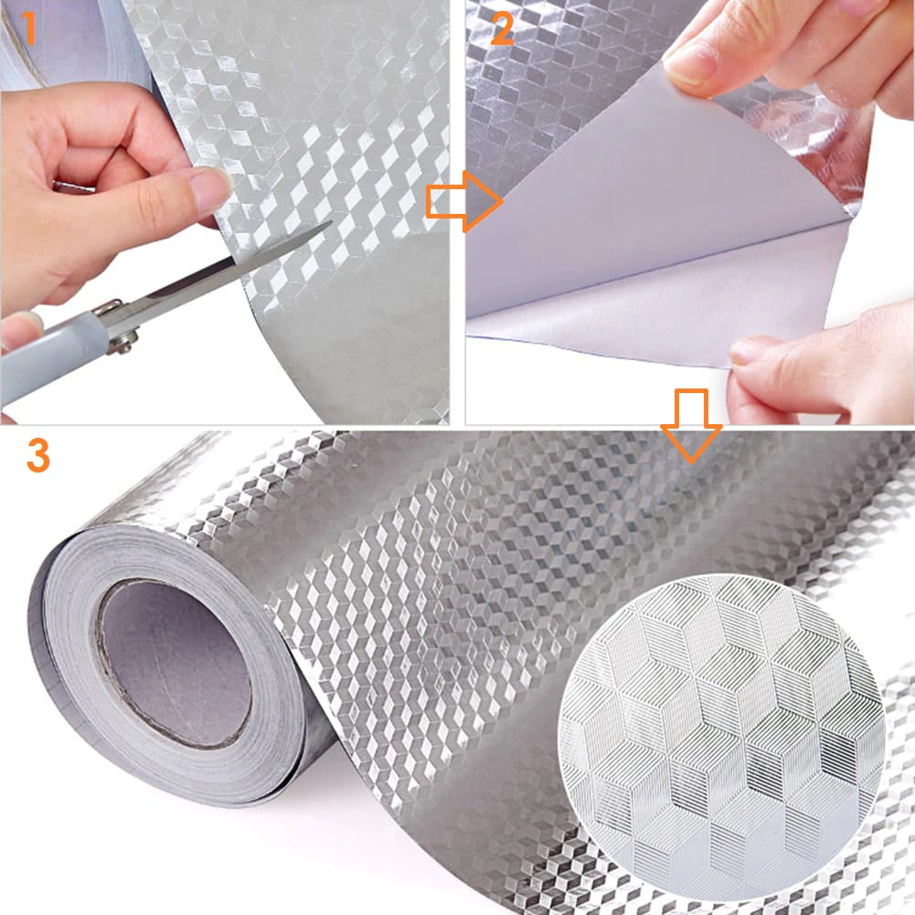 Papel De Aluminio Autoadhesivo