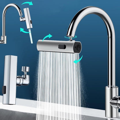 Grifo Giratorio 360° Multifuncional Universal. ✔️Ahorro de agua ✔️Flexibilidad ✔️Alcance total.