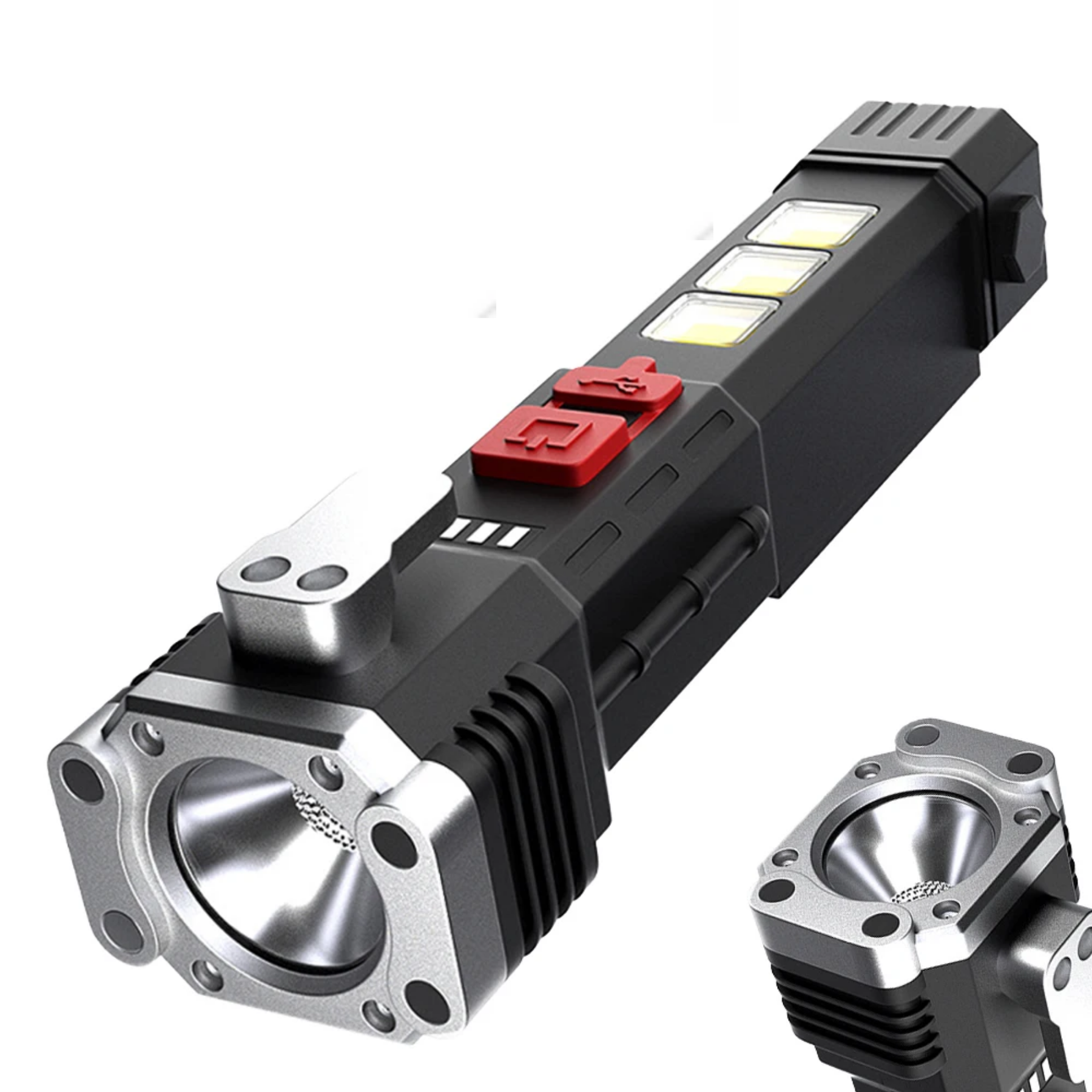 Martillo Linterna LED 4 en 1